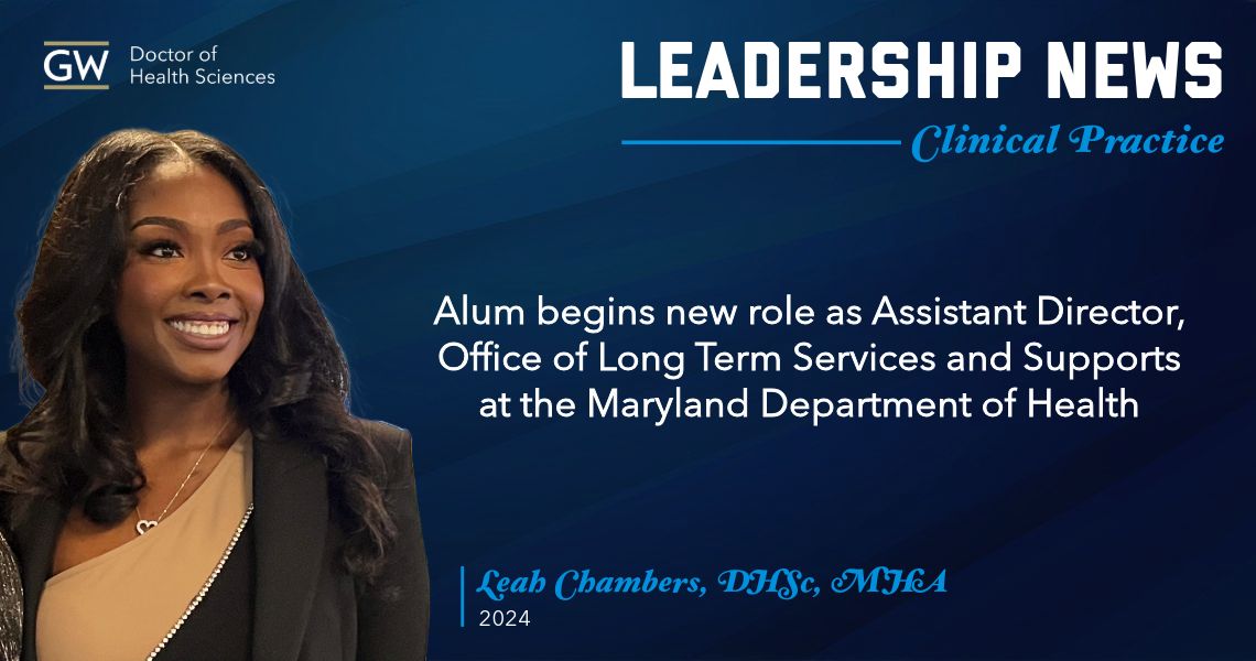 Leah Chambers New Role at Maryland Department of Health
